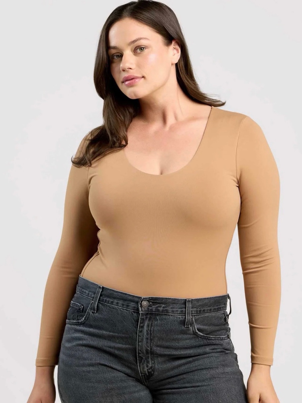 Nuuds - Longsleeve Scoopneck Bodysuit - M